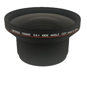 Vintage Crystal Vision 0.5x Wide Angle Converter Attachment For‎ Canon & Others